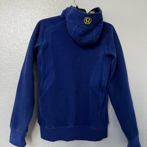 Lululemon scuba jacket oversized Small color blue